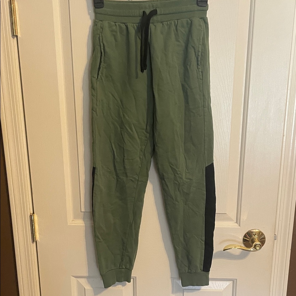 Boys Green Jogger Pants